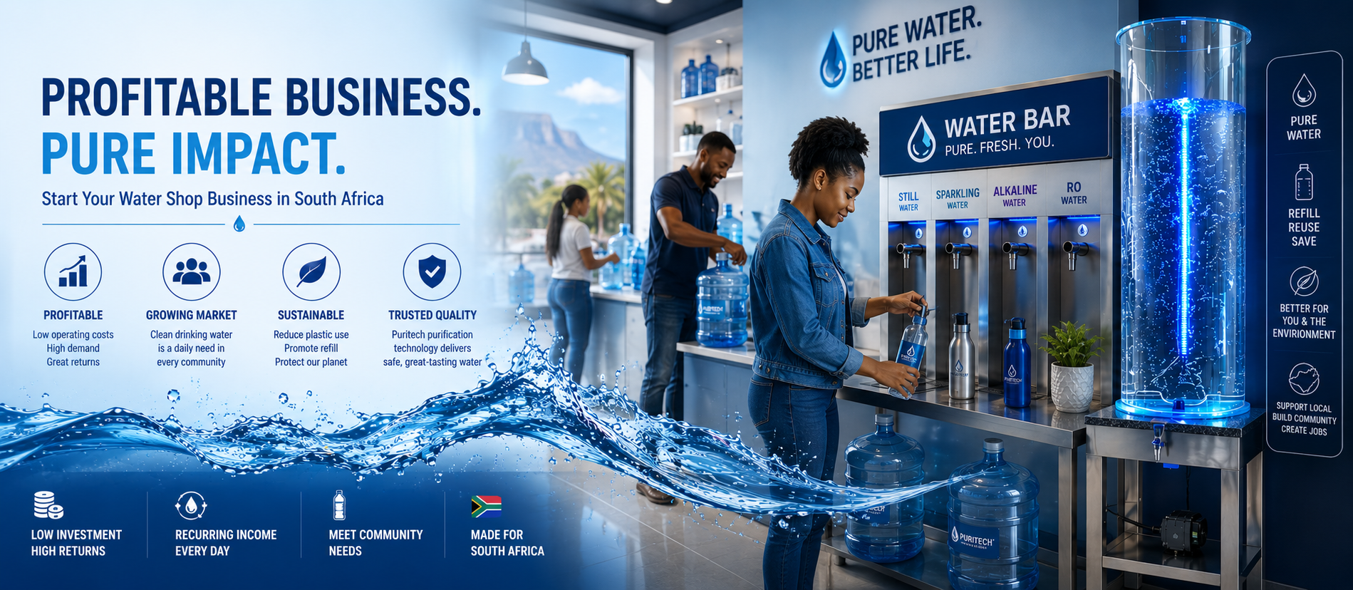 water shop business south africa