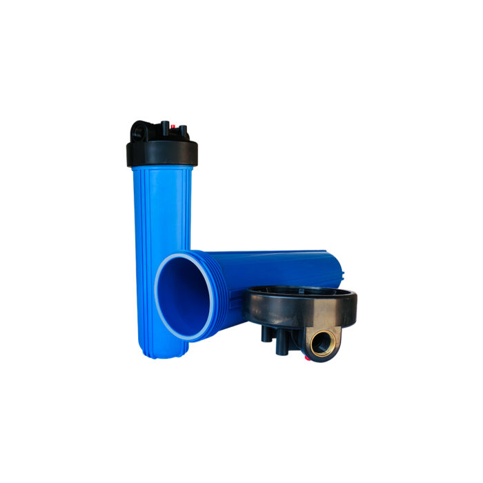 20″ Big Blue Water Filter Housing – Brass Port & White O-Ring