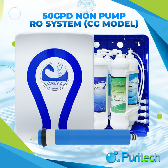 50 GPD Compact Domestic RO System – Home Reverse Osmosis 50 GPD Compact Domestic RO System – Home Reverse Osmosis
