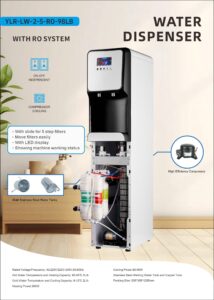 Hot And Cold Floor Standing Water Dispenser YLR-LW-2-5-RO-98LB