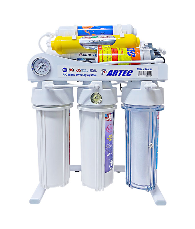 Artec 6 Stage RO System W/Pump – 50 GPD High-Capacity Artec 6 Stage RO System W/Pump – 50 GPD High-Capacity