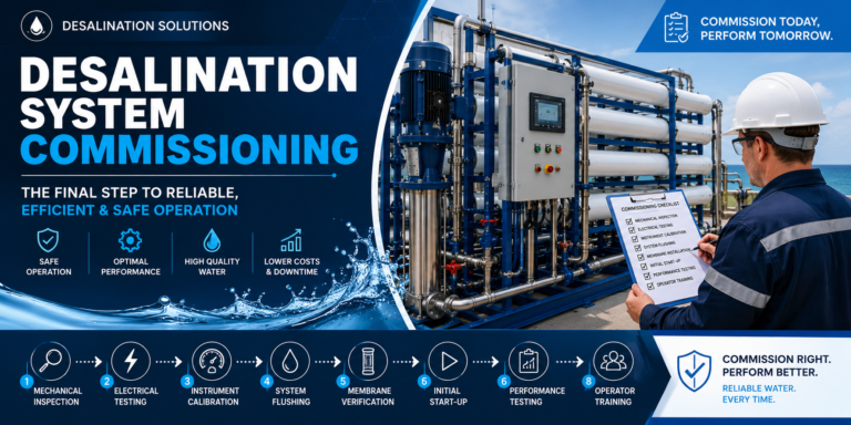 How to Commission a Desalination System Before Operation