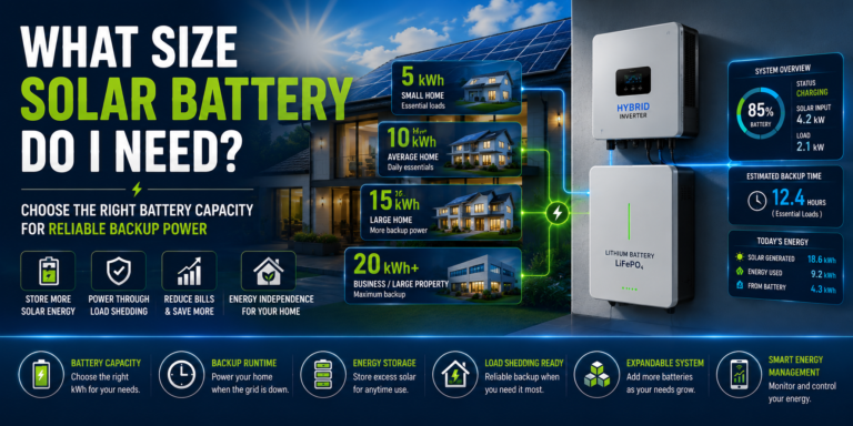 What Size Solar Battery Do I Need?