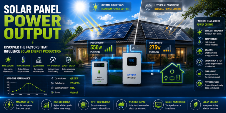 Why Do Solar Panels Produce Different Amounts of Power?